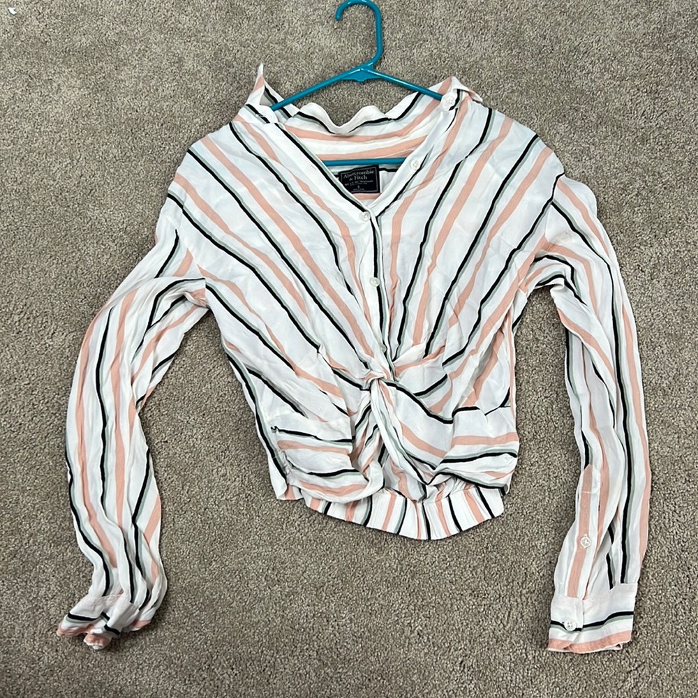 Abercrombie and Fitch striped
